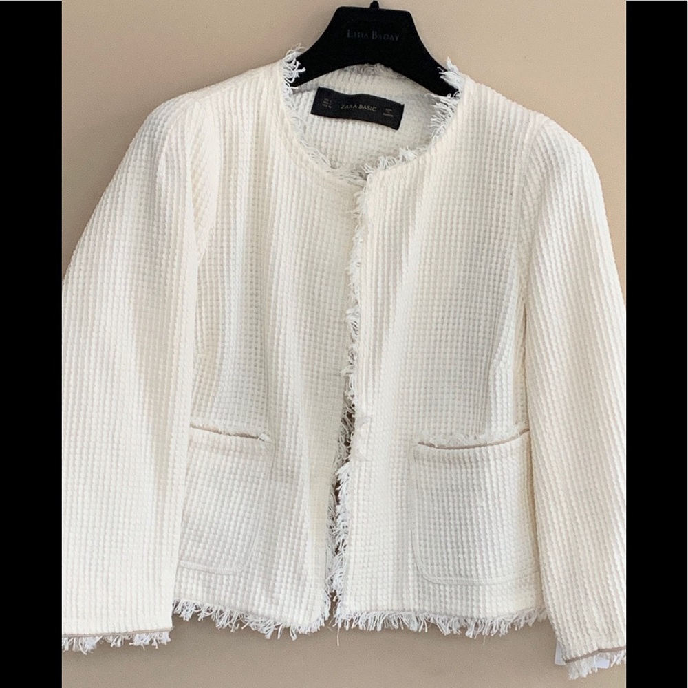 A new light cream jacket